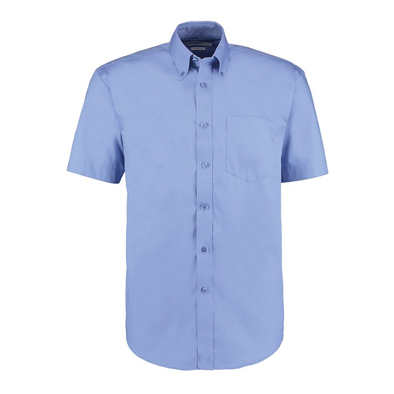 Mens Kustom Kit Short Sleeve Oxford Shirt
