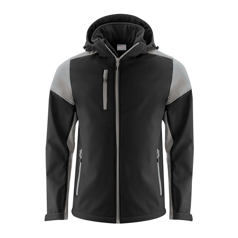 Mens Printer Prime Softshell Jacket Black