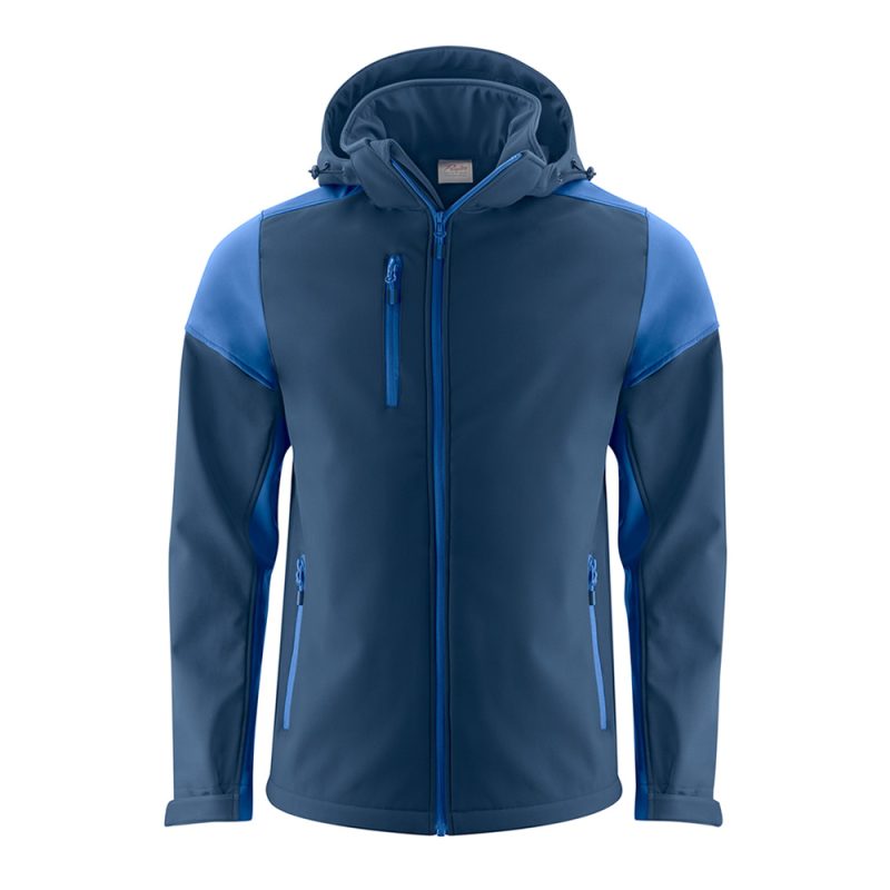 Mens Printer Prime Softshell Jacket Navy