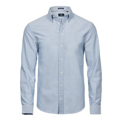 Mens Tee Jays Long Sleeve Oxford Shirt