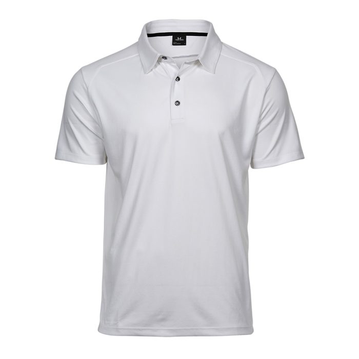 Mens Tee Jays Luxury Sport Polo White