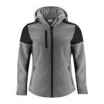 Womens Printer Prime Softshell Jacket Grey