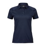Womens Tee Jays Luxury Sport Polo Navy