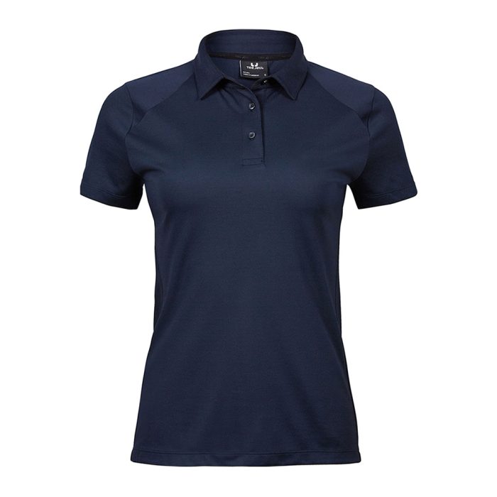 Womens Tee Jays Luxury Sport Polo Navy