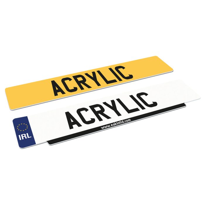 Acrylic Number Plate