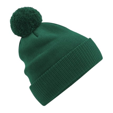 Beechfield Organic Cotton Snowstar Beanie Green