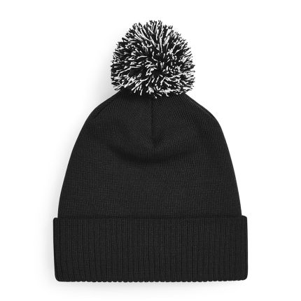 Beechfield Recycled Snowstar Beanie Black