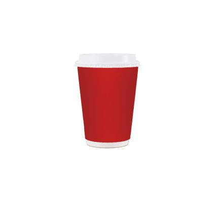 Double Wall Paper Cups Red