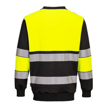 Hi-Vis Class 1 Sweatshirt Back