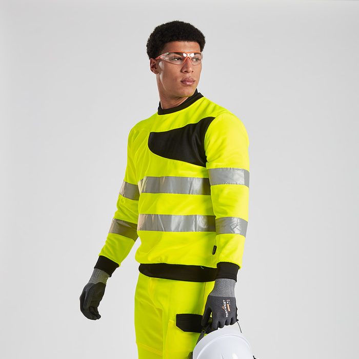 Hi-Vis Sweatshirt Model
