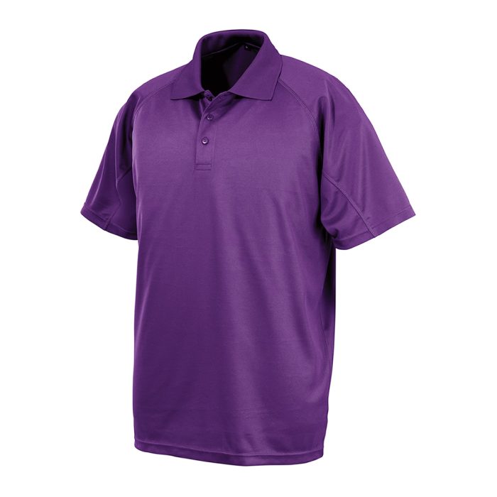 Spiro Aircool Polo Shirt Purple