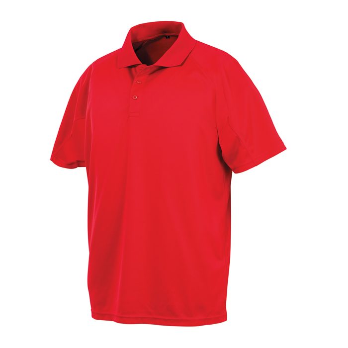 Spiro Aircool Polo Shirt Red