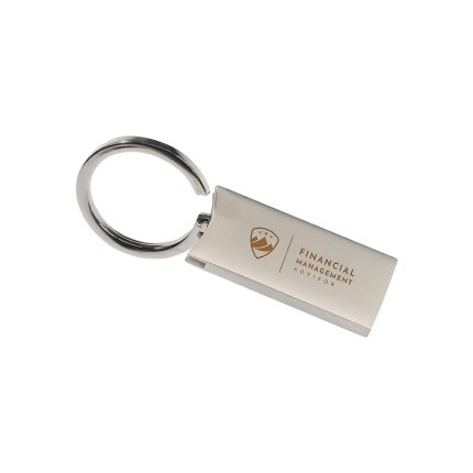 Straight Metal Keyring